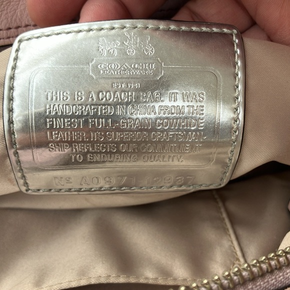 Limited edition Coach Madison bag soft leather shoulder bag blush pink - Picture 3 of 8